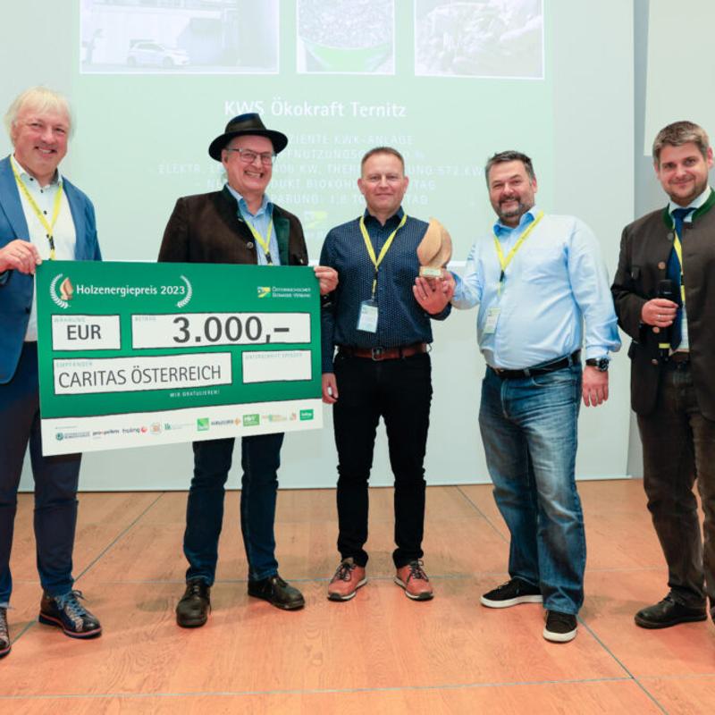 Holzenergiepreis 2023 - Siegerehrung Kat.: PELLETS & HACKGUT